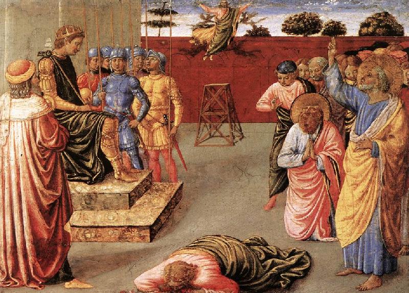GOZZOLI, Benozzo Fall of Simon Magus dfg oil painting picture